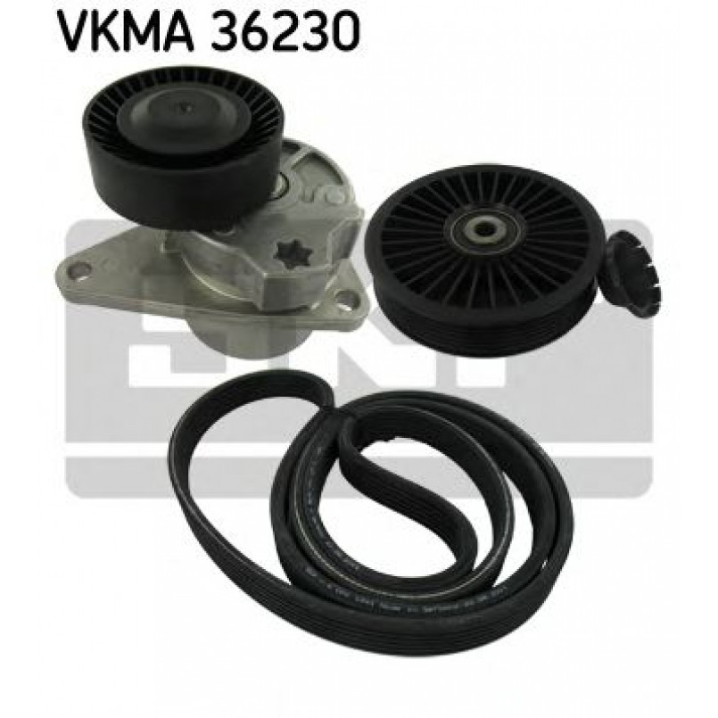 VKMA 36230 SKF Комплект доріжкового ремня (ролик, ремінь)